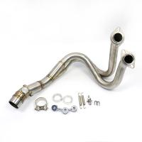 ราคา Slip On Exhaust Muffler Sensor ด้านหน้ากลางการเชื่อมต่อ Link ท่อสำหรับ Kawasaki ER6N Versys 650 Z650 Ninja 650 2012 2019 2020 (20426882643)