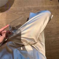 ราคา HH DC Wide leg pants satin fabric high waist loose fit casual for women (20772355001)