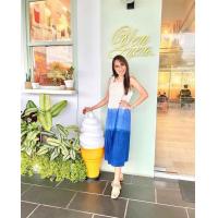 ราคา เดรสมัดย้อมผ้าฝ้ายสีฟ้าคราม ร้านมัดย้อมสไตล์ (16428687173)