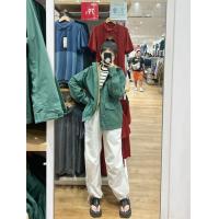 ราคา UNIQLO L CP Spring U Home สำหรับทั้งหญิงและชายมีฮู้ดเสื้อแจ็กเกตชายชุดลุยป่า Jaket Daki Gunung 444553 459590 453848 (20149297631)