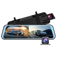 ราคา Car DVR Rear View Mirror Recorder 2 5K Video 10 Inch Dash Cam Sony Lens Ultra HD 2560x1440P Camera Streaming Rearview Mirror (20387488296)