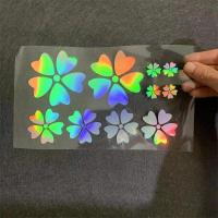 ราคา 10ชิ้น ชุดสติกเกอร์รถลายดอกไม้ห้าชั้นสติกเกอร์ลายหญ้ากระจกบังลมหน้ากันชนหลังรอยขีดข่วนฝาครอบสติกเกอร์ดัดแปลง (20835385902)