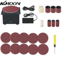ราคา KKmoon เครื่องเหลาขอบไฟฟ้าแบบลูกกลิ้งเครื่องขัดทรายแผ่นกลมและขัดเครื่องขัดขอบแบบตั้งโต๊ะขนาดมินิอุปกรณ์ปรับความเร็วได้10กระดาษทรายทรงกลม6สายเครื่องขัดส้นเท้าสำหรับขัดหินไม้โลหะอะคลิลิก (17168775599)