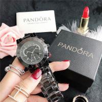 ราคา กล่อง PANDORA Original ใหม่แบรนด์นาฬิกาควอตซ์ผู้หญิง Branded Luxury นาฬิกาสีทองสตรี Luminous สแตนเลสแฟชั่นสุภาพสตรีนาฬิกาข้อมือ (9400904745)