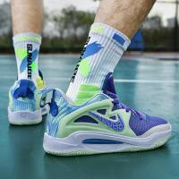 ราคา KD Curry9กีฬาสำหรับนักเรียนหญิงชายรองเท้าบาสเก็ตบอลรุ่น15สีฟ้าชมพูดำกันลื่น (18951120037)