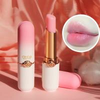 ราคา Peach Color Lip Balm Crystal Temperature Change Lipstick Girl Moisturizing LongLasting Lip Gloss Makeup Lip Car (18000062192)