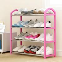 ราคา ชั้นวางรองเท้า 4 ชั้น 12คู่ ชั้นวางรองเท้า ที่เก็บรองเท้า ชั้นรองเท้า วางรองเท้าได้เยอะ ในคอนโด ประหยัดพื้นที่ Simpler (17183801154)