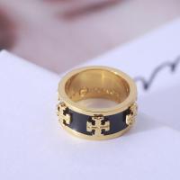 ราคา Trend บุคลิกภาพ Ins แฟชั่น Micro Standard เคลือบเคลือบเนื้อโลหะทองแดงชุบ TB แหวนสาว (15074976628)