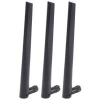 ราคา 3 PCS New Metal WiFi Antenna of RP SMA Interface with 5DBi 2 4G 5G Dual Band Wireless Wifi Antenna for ASUS RT AC68U (18962968474)