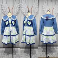 ราคา ชุดเดรสยีนส์ ลายเลมอน Chalita (20104261559)