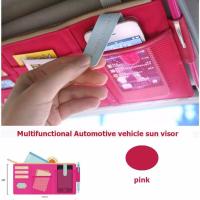 ราคา กระเป๋าใส่ของอเนกประสงค์สำหรับติดที่บังแดดในรถยนต์ บังแดดรถ ที่บังแดดรถ ที่เก็บของในรถ (174848892)