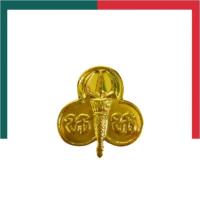 ราคา เครื่องหมายติดหมวกลูกเสือ เข็มติดหมวกลูกเสือ เนตรนารี ดอกจันทร์สีชมพู พร้อมส่ง มีเก็บปลายทาง UBmarketing (14183182170)