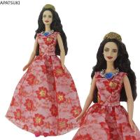 ราคา ชุดเดรสเจ้าหญิงแฟชั่นตุ๊กตาบาร์บี้สีแดงชุดปาร์ตี้แขนกุดสำหรับตุ๊กตาบาร์บี้1 6ตุ๊กตาอุปกรณ์เสริมของเล่นเด็ก (19685060023)