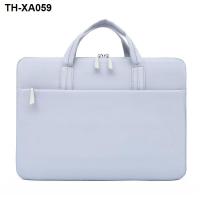 ราคา High looking light and thin leather laptop bag for men and women suitable for Apple 13 3 Huawei 14 Lenovo 15 6 inches (20620959110)