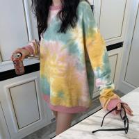 ราคา ขายส่งประเทศไทย 2022 ต้นฤดูใบไม้ผลิเวอร์ชั่นเกาหลีหลวมมัดย้อมแขนยาวพิมพ์ความยาวกลางรอบคอเสื้อยืดท็อปส์เสื้อbottoming (20668421824)