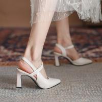 ราคา M TWO SHOP ส่งจากไทย รองเท้าผู้หญิง รองเท้าส้นสูงไซส์ใหญ่ รองเท้าส้นเข็ม PU รองเท้าส้นสูงแฟนชั่น ไซส์ (20148880709)