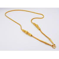 ราคา Thai Jewelry สร้อยคอ ลูกปัด ทองคำ ลายไทย สุโขทัย ผู้หญิง เครื่องประดับ งานชุบทองไมครอน ชุบด้วยเศษทองคำแท้ 96 5 หนัก 2 บาท ยาว 22 นิ้ว ทองชุบ (17810208735)