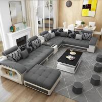 ราคา โซฟาห้องรับแขก living room sofa โซฟาโมเดิร์น โซฟาครอบครัว โซฟาเข้ามุม 7 ที่นั่ง รุ่น joyful s2 (19471565792)