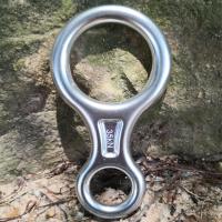 ราคา 35KN กลางแจ้ง8 Shaped แหวน Descent อุปกรณ์อลูมิเนียมช้า Descent Protector Rock Climbing Harness ยกแหวน Clamp สไลด์ Fastener ความเร็ว Descent สไลด์ Fastener (16587488480)