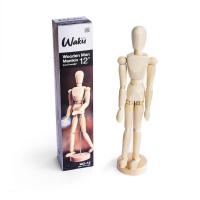 ราคา WAKU หุ่นไม้ หุ่นจำลองคน โมเดลสำหรับใช้เป็นแบบในการวาดรูป 8 นิ้ว 12 นิ้ว (20379196963)