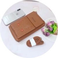 ราคา JLF029 กระเป๋า forever young ทรงโทรศัพท์ พร้อมสายสะพายยาว สะพายทรงตั้ง มีช่องใส่บัตร มีฝาหน้า ใส่ 6 5นิ้วได้ค่ะ (12267789308)