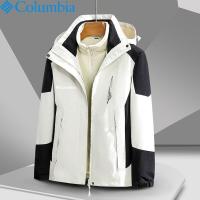 ราคา COLUMBIA Ski Wear คนรักผู้ชายและผู้หญิง Triad เสื้อแจ็คเก็ตสกีภูเขากันลมกลางแจ้งสองชิ้น (16743287056)