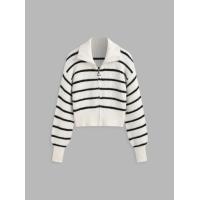 ราคา Cider Solid Knit Polo Zipper Cardigan (21209748442)