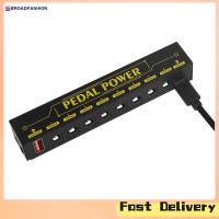 ราคา Broadfashion PEDAL POWER Guitar Pedal Power Supply 8 Isolated DC Output 9V Lower Noise Pedal Power Supply For Effect Pedals (20798560685)