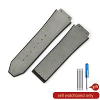 ราคา อุปกรณ์เสริมพิเศษสำหรับ Hublot หนัง Yuki บิ๊กแบงกันน้ำกันเหงื่อทนทานสายนาฬิกาข้อมือสายหนังนิ่มฟรอสติ้ง (20286939929)