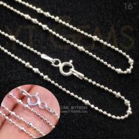 ราคา สร้อยคออิตาลี เงินแท้ ลายเม็ดมะยม 1 2 มม 16 นิ้ว YTG 9524 (15817371511)