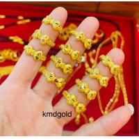 ราคา KMDGold แหวนทอง1สลึงลายถักเปียโบว์ หัวใจ ทองแท้มาตรฐานเยาวราช (17353862259)