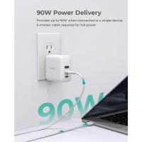 ราคา สินค้าขายดี AUKEY PA B6S สีขาว หัวชาร์จเร็ว Omnia 90W 3 Port For Pro Charger with GaNFast TechnologyWall Charger รุ่น PA B6S (16195975897)