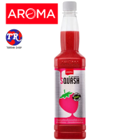 ราคา Aroma SQUASH Strawberry น้ำผลไม้เข้มข้น รสสตรอเบอร์รี่ 730มล (8350551305)