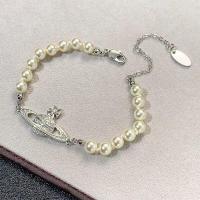 ราคา Vivienne Westwood Vivienne Queen Mother Bracelet Womens Classic High Quality Pin Saturn Pearl Neck Premium Ouyang Nana Same Style (20890820661)
