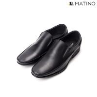ราคา MATINO SHOES รองเท้าชายคัทชูหนังแท้ รุ่น MC B 4452 BLACK (21166269840)
