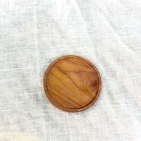 ราคา จานรองแก้ว ที่รองแก้วไม้ 9บาท ชิ้น จานวางแก้วน้ำไม้ งานไม้สัก ทำสี ที่รองแก้วน้ำไม้สัก (7944581740)