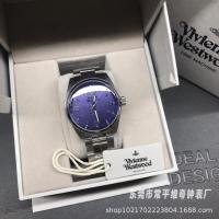 ราคา vivienne Vivienne Womens Broken Ice Blue Queen Mother Saturn นาฬิกาแฟชั่นสไตล์โรสเรด (20702100809)