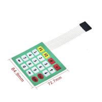 ราคา New 4 12 16 20 Key 4 4 Membrane Switch Keypad 1x4 3x4 4x4 4 5 Matrix Array Matrix keyboard for arduino smart car (19660977200)