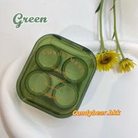 ราคา ใหม่ ส่งภายใน24ชม ตลับคอนแทคเลนส์Korea vintage styleตลับใสน่ารักแบบเปิด ปิดเป็นฝาเกลียวพร้อมชุดใส่คอนแทคเลนส์ได้2คู่ (19960628299)