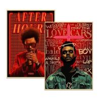 ราคา Singer Retro Poster Lana Del Rey Mitski Eminem The weeknd Bad bunny MF Doom Rapper Music Decor Art Painting Living Wall Sticker (16898473506)