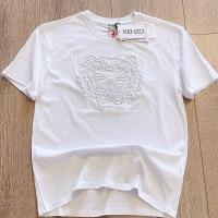 ราคา Kenzoเบเกอรี่ Takata สำหรับทั้งหญิงและชายเสือหัวสามมิติเสื้อยืดลายปักสีขาวผ้าฝ้ายหนาแขนสั้นแบรนด์ยอดนิยมในฤดูใบไม้ผลิและฤดูร้อน (18083926943)
