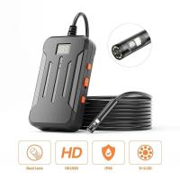 ราคา กล้องเลนส์คู่กล้องเอนโดสโคปไวไฟ HD1080P 2 0MP 5 5MM 2M สายเคเบิลแข็งไฟ LED IP68กันน้ำกล้องงูสำหรับ Android Iphone (19604329406)