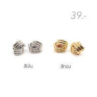 ราคา 4 ต่างหูสไตล์โบฮีเมียน สีเงิน สีทอง ราคาต่อ1คู่ พร้อมแป้นแบบโลหะทรงจุกน้ำเต้าทุกคู่ (16604507202)