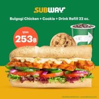 ราคา E Voucher Subway FVM Bulgogi Chicken sandwich ชุดไก่บูลโกกิ (20927599454)