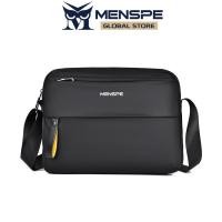 ราคา MENSPE กระเป๋าสะพายข้างสำหรับผู้ชายกระเป๋ากระเป๋าหน้าอกลำลองกระเป๋าสะพายไหล่สะพายไหล่แฟชั่นกระเป๋าหน้าอกลำลองกระเป๋าสะพายไหล่กันน้ำลำลองหนัง PU กระเป๋าถนนสำหรับการเดินทางกลางแจ้ง (21031580810)