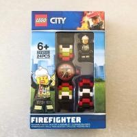 ราคา LEGO นาฬิกาเด็กซูเปอร์แมนแบทแมนเพื่อน Stephanie Fireighter Emmet บล็อก (19482109724)