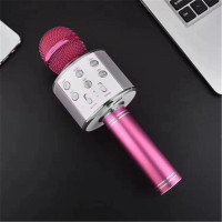 ราคา WS 858 WS 858ไมโครโฟนบลูทูธไร้สายเครื่องเล่นคาราโอเกะ KTV WS858 Speaker HIFI ที่ไมค์ลอย (20767015944)