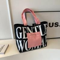ราคา ยอดนิยมและทันสมัยมาก GENTLE WOMAN กระเป๋าผ้าใบกระเป๋าถือผู้หญิงกระเป๋าสะพายข้างความจุขนาดใหญ่ GENTLE WOMAN กระเป๋าถือกระเป๋าผ้าใบซิปขนาดใหญ่ (21093836653)