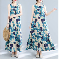 ราคา PPPfashion ชุดเดรสสีฟ้า เหลือง พิมพ์ลาย (20929249092)