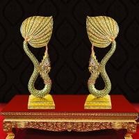 ราคา พญานาคพัด ไม้แกะสลัก พญานาคหางใบโพธิ์ แต่ทองติดกระจก สามารถถวายวัด ตกแต่งโรงแรม รีสอร์ท (20861761193)